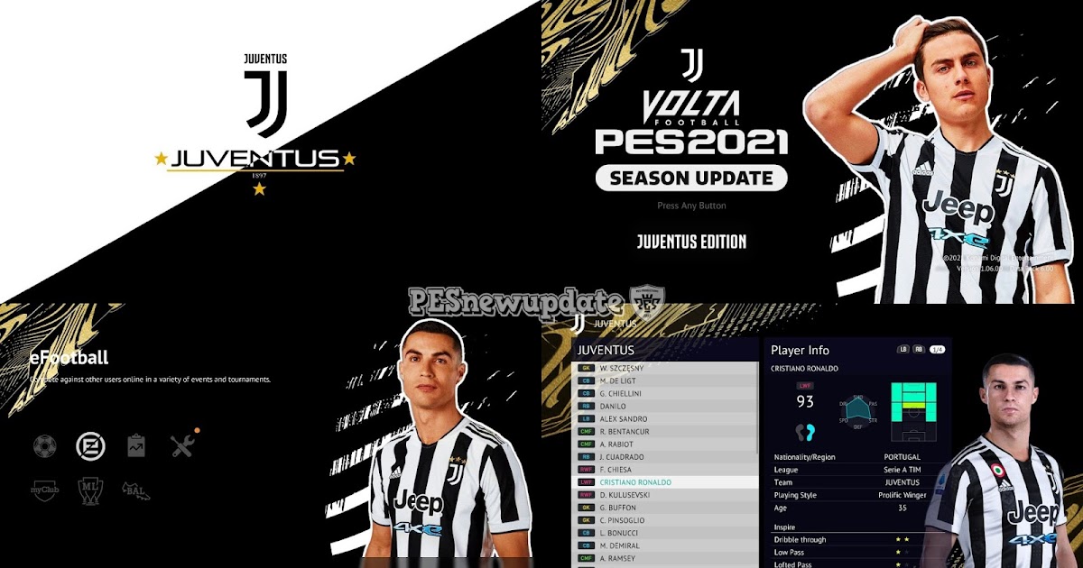 Juventus kit 2021 hot sale pes